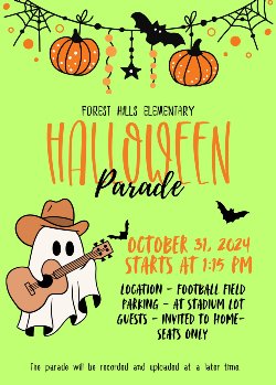 Halloween Parade Flyer